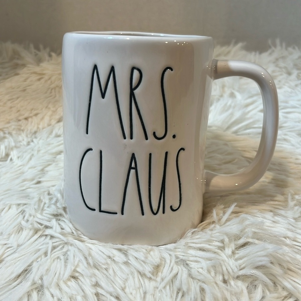 Rae Dunn Mrs. Claus Christmas holiday mug